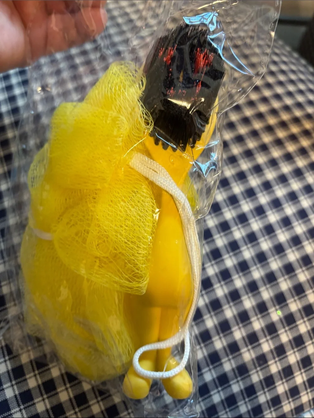 Multi Purpose Bath Brush – Yellow, and blue